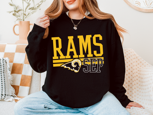 Angled SEP Rams Sweatshirt