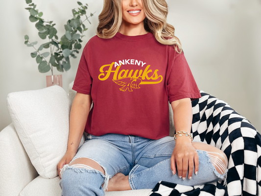 Vintage Ankeny Hawks T-shirt