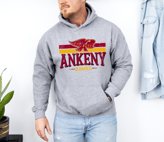 Ankeny Hawks Linear Sweatshirt