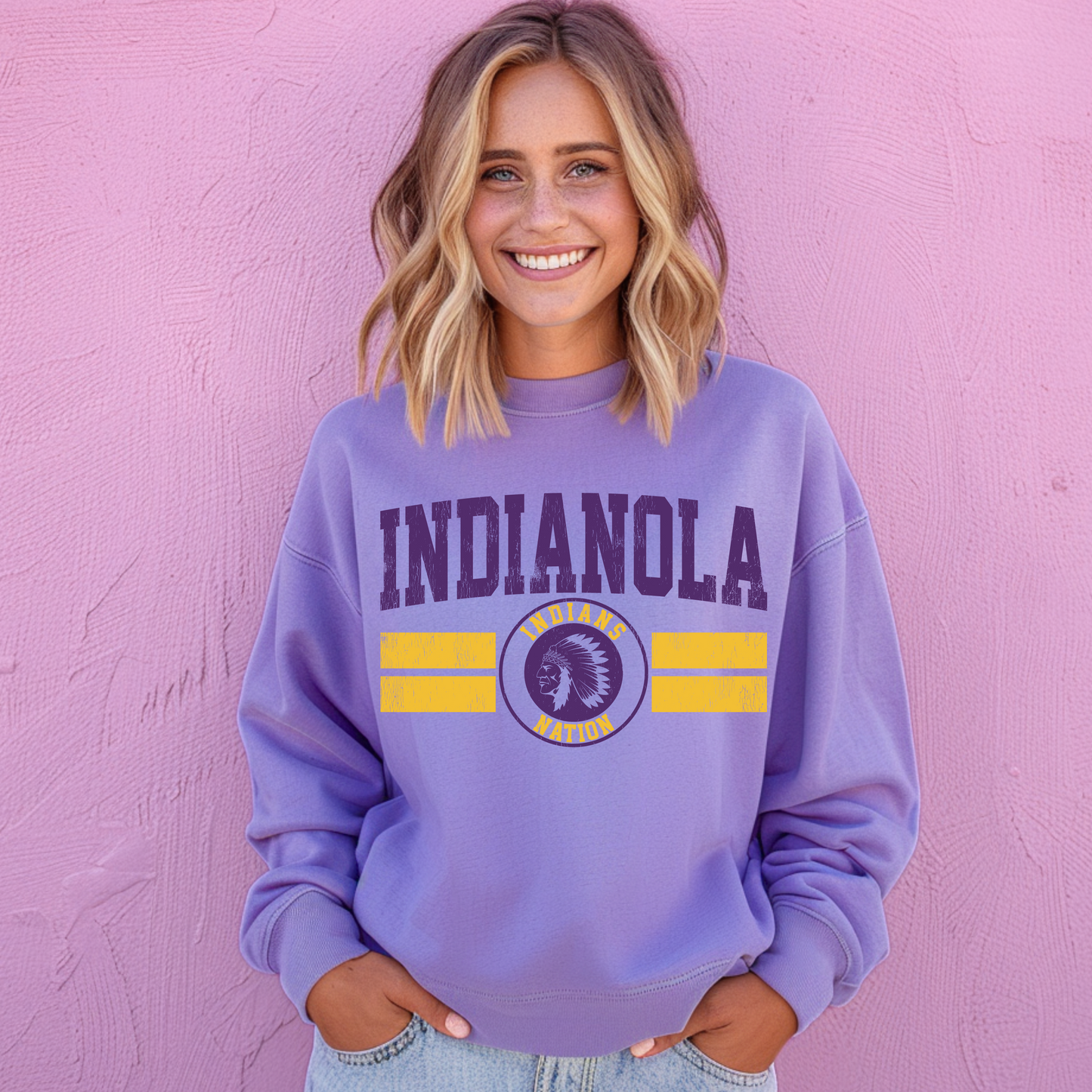 Indianola Indians Nation Premium Sweatshirt