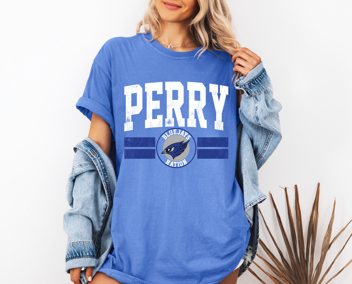 Perry Bluejays Nation T-Shirt