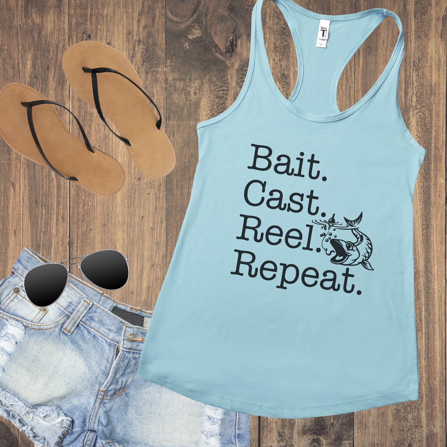 Bait, Cast, Reel, Repeat Tank