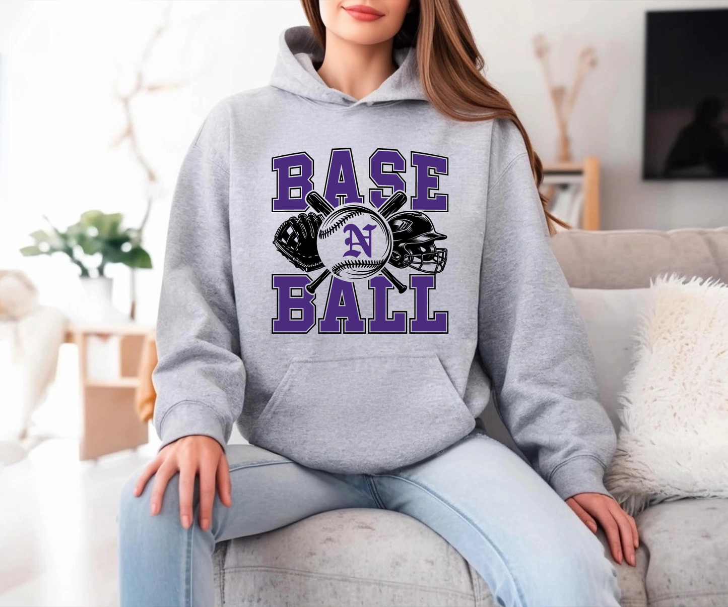 Norwalk Warriors Baseball Stack Sweatshirt