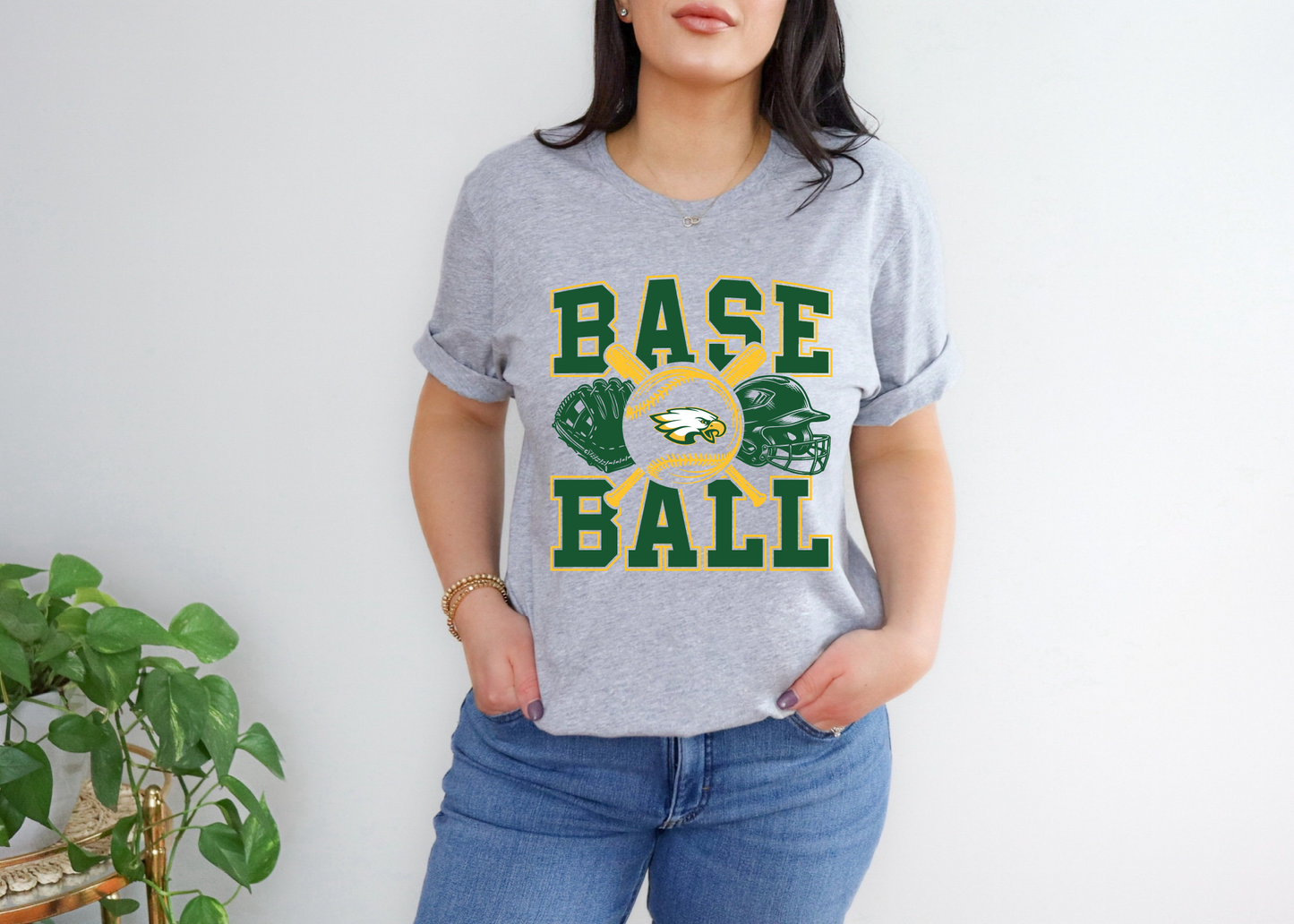 Saydel Eagles Baseball Stack T-Shirt