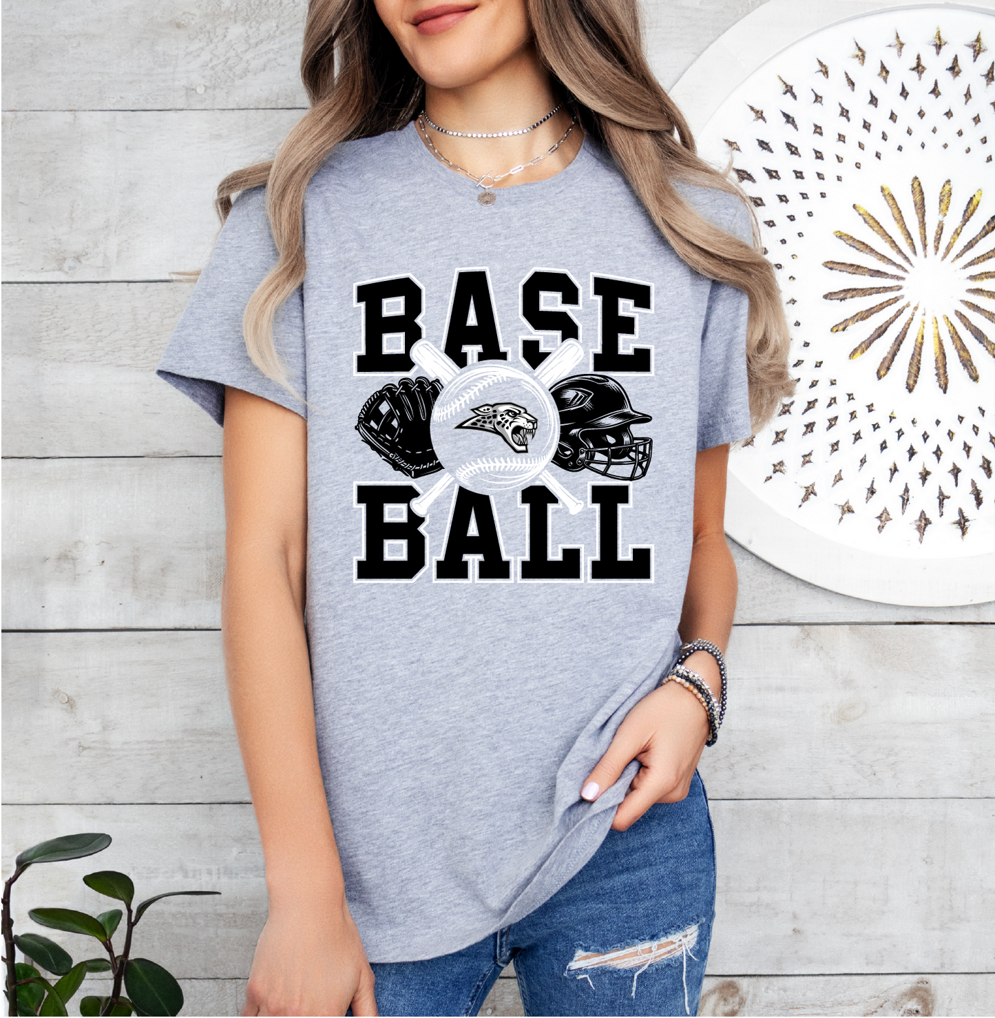 AC Jaguars Baseball Stack T-Shirt