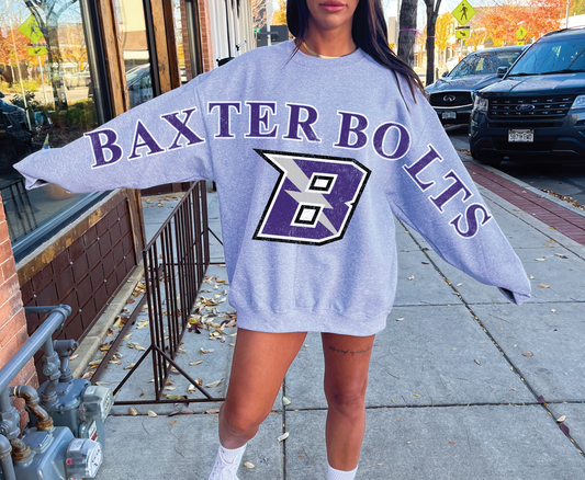 Baxter Bolts Vintage Full Sleeve Sweatshirt