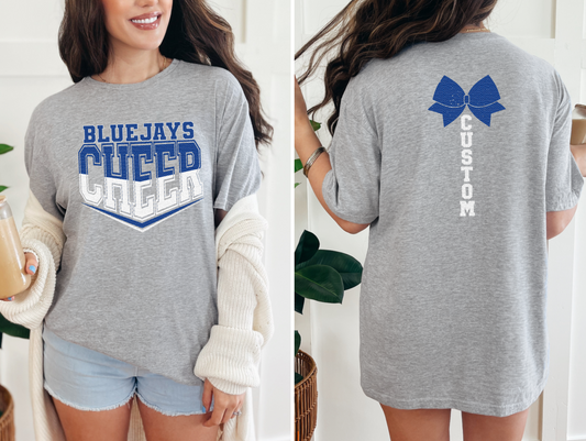 Customized Bluejays Cheer T-shirt