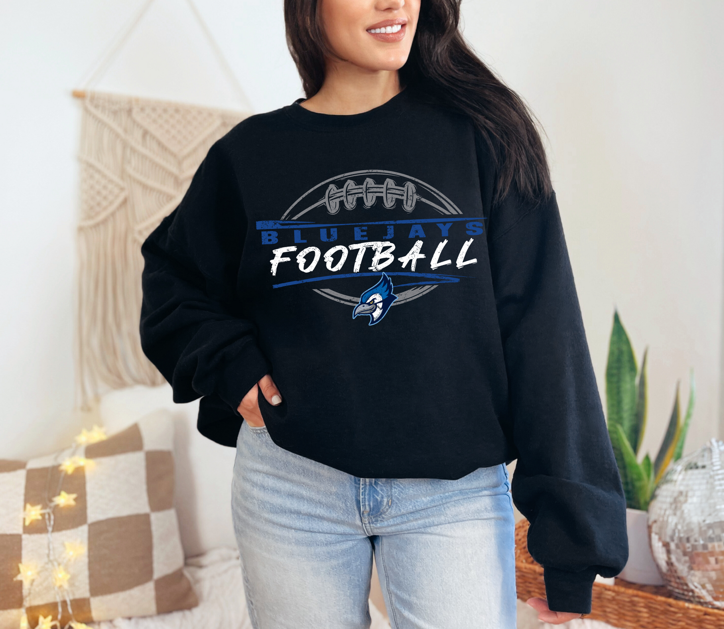 Football Bluejays Sweatshirt