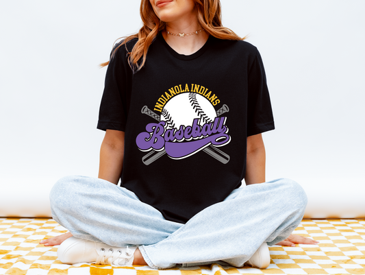 Indianola Indians Retro Baseball T-Shirt