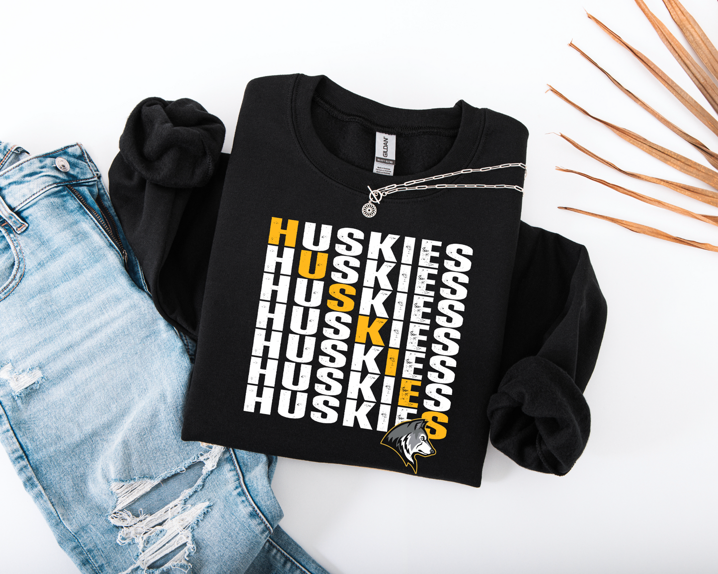 Winterset Huskies Color Stack Sweatshirt