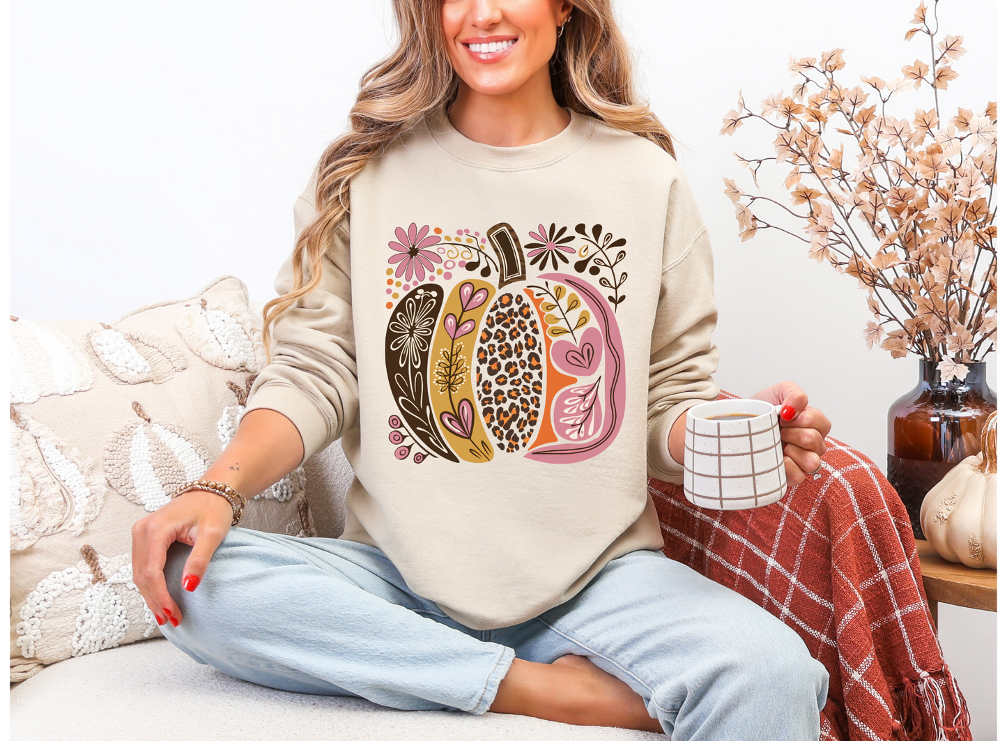 Boho Pumpkin Sweatshirt