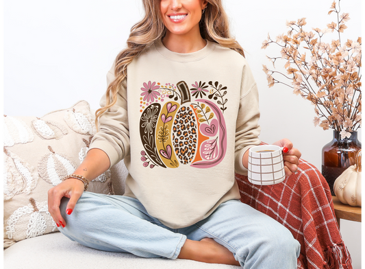 Boho Pumpkin Sweatshirt