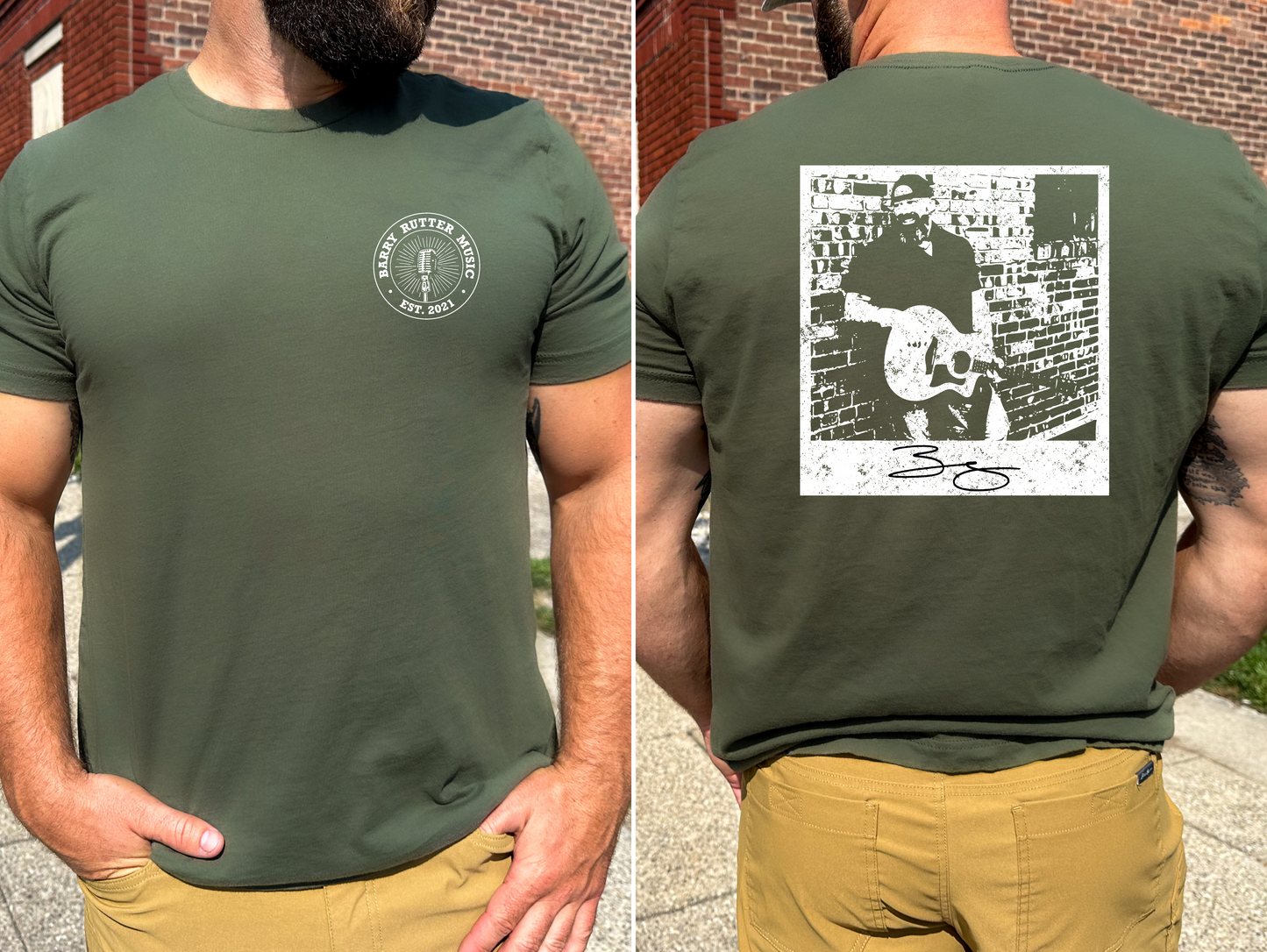 Barry Rutter Music Polaroid T-shirt