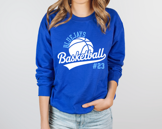Bluejays Basketball Sweatshirt - Customized