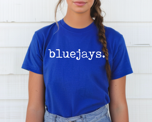 Bluejays Typography T-shirt