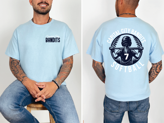 Capital City Bandits Personalized Softball T-shirt