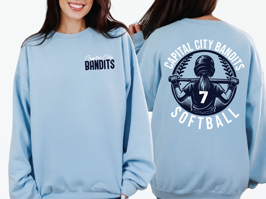 Capital City Bandits Personalized Softball Sweatshirt