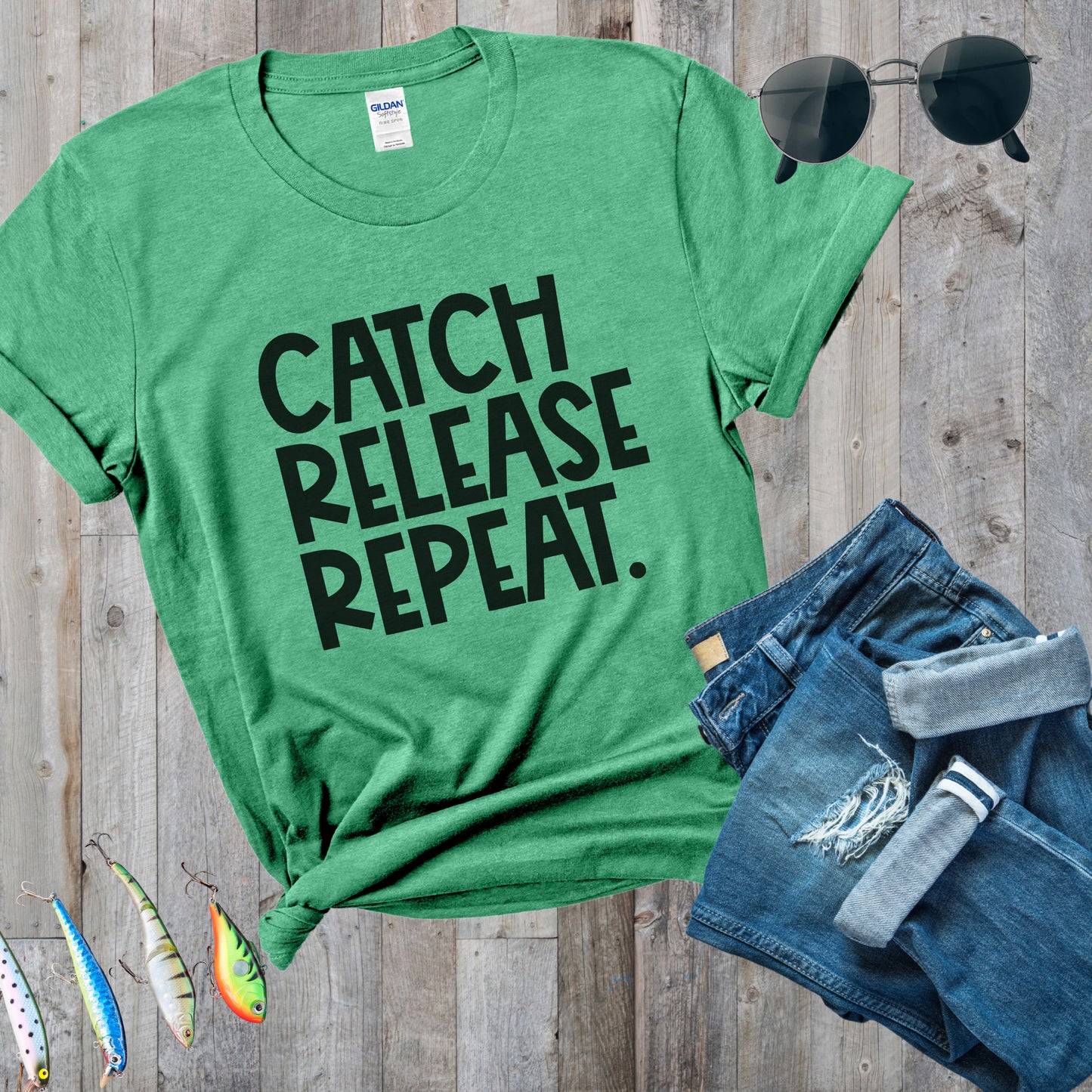 Catch, Release, Repeat T-shirt