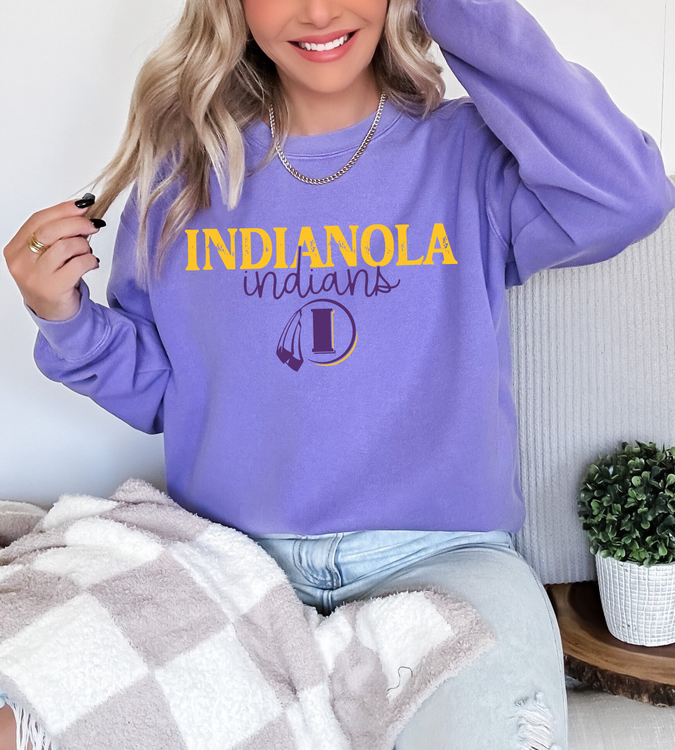 Indianola Indians Premium Sweatshirt