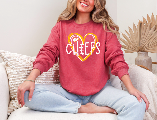 Chiefs Love Sweatshirt