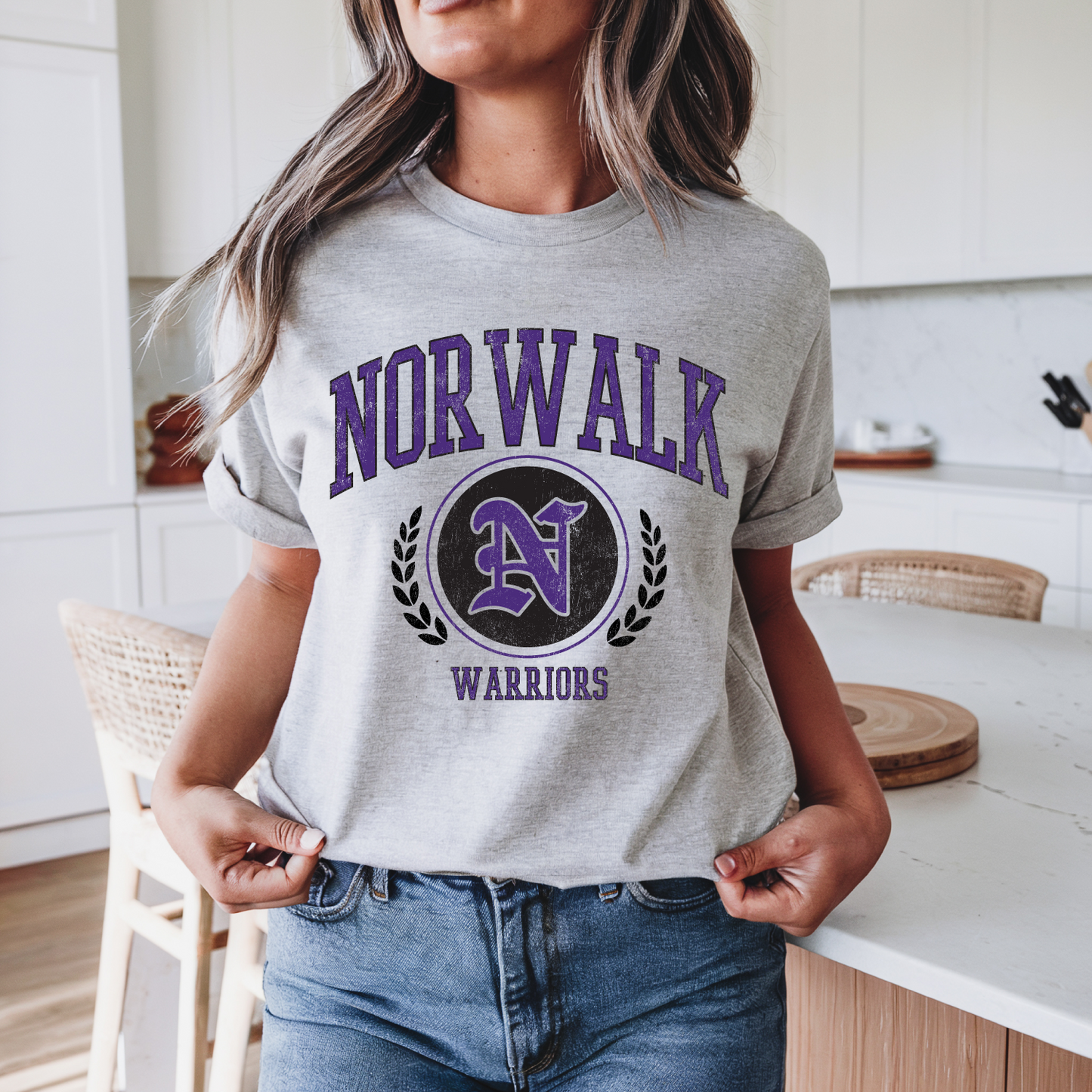 Norwalk Warriors Crest T-Shirt