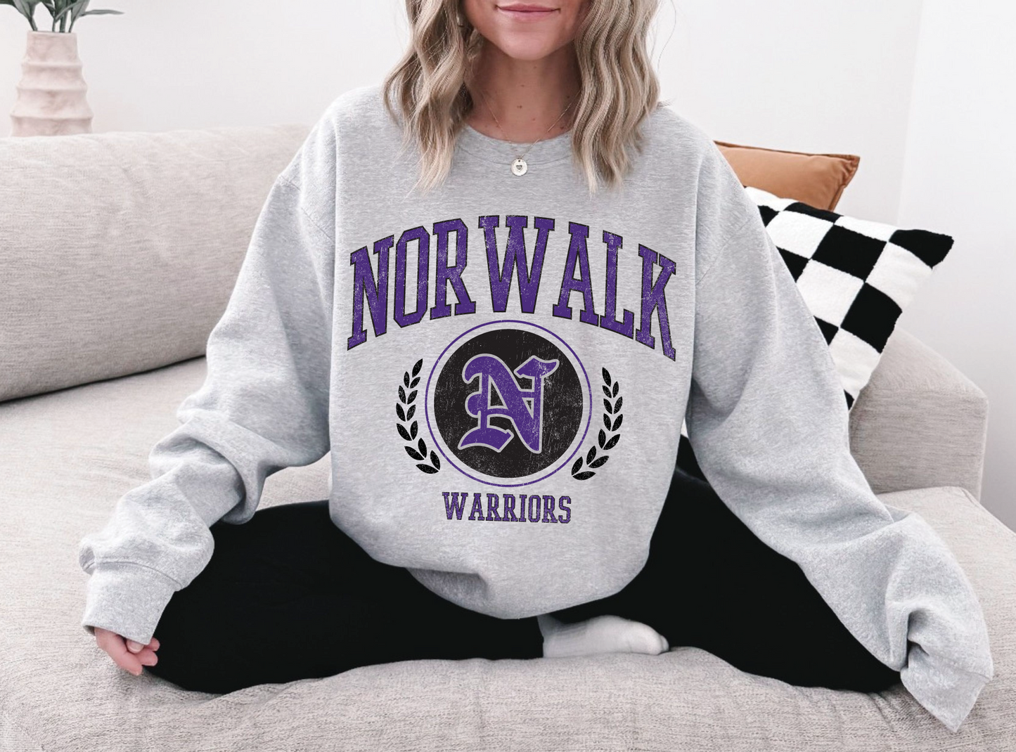 Norwalk Warriors Crest Sweatshirt
