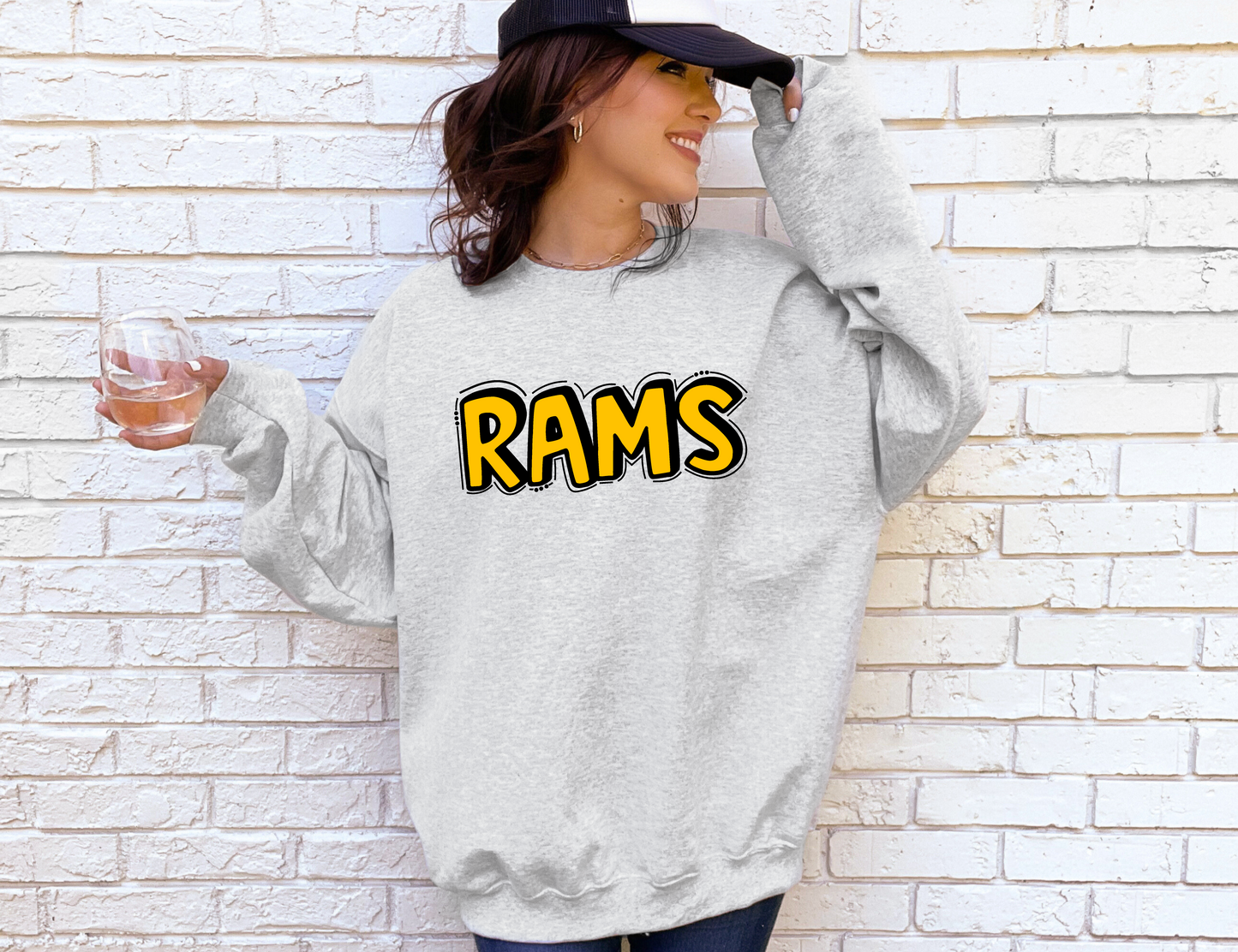 Doodling Rams Sweatshirt