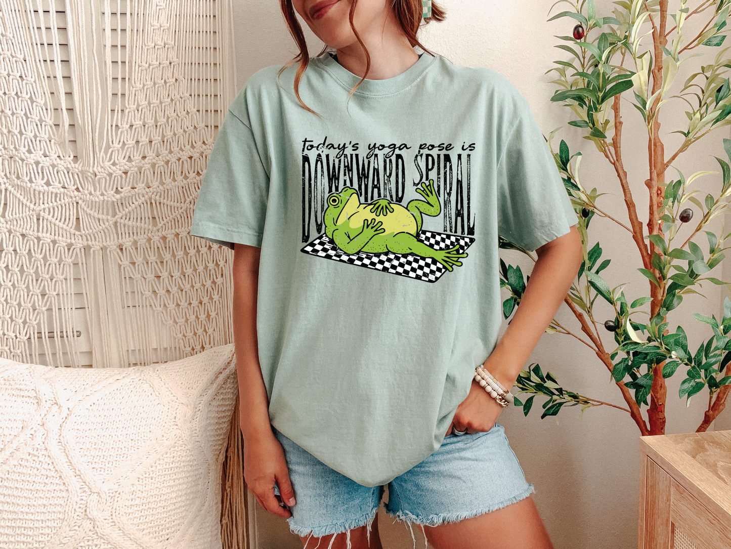 Today's Yoga Pose Downward Spiral T-shirt