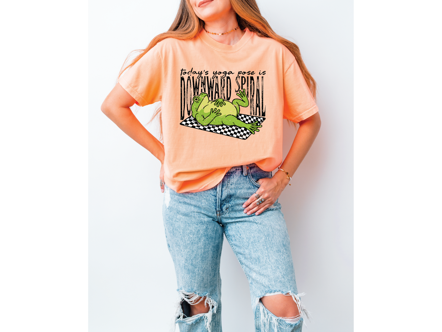 Today's Yoga Pose Downward Spiral T-shirt