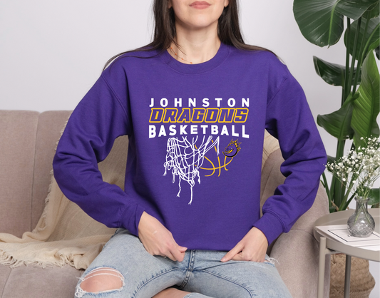 Johnston Dragons Basketball Net Sweatshirt