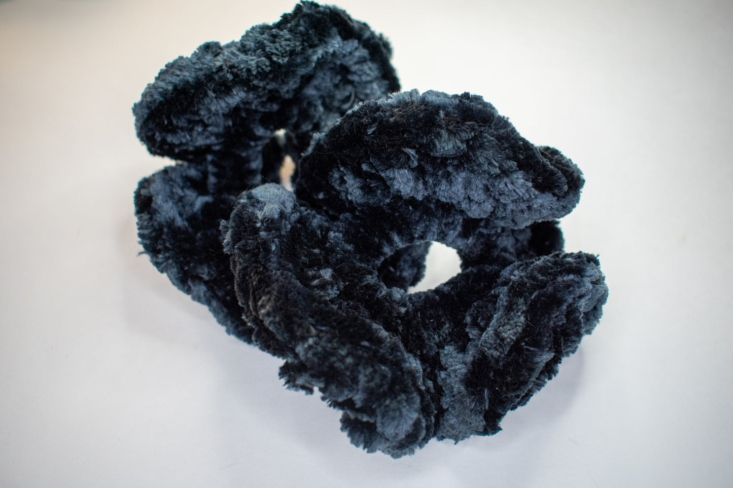 Hand Crocheted Velvet Scrunchie