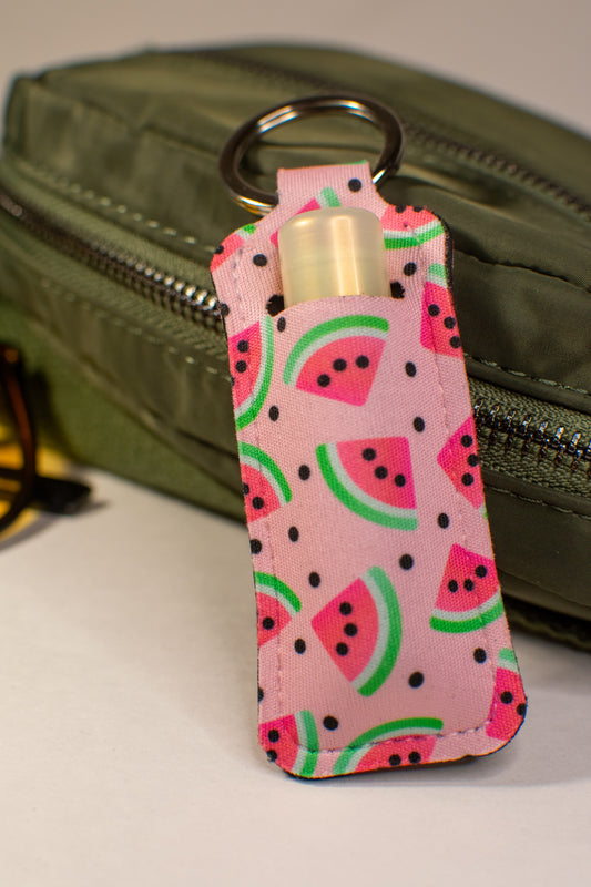 Watermelon Lip Balm Keychain