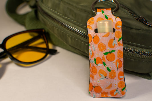 Oranges Lip Balm Keychain