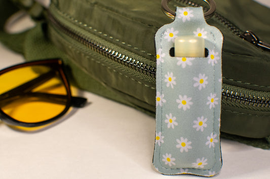 Daisies Lip Balm Keychain