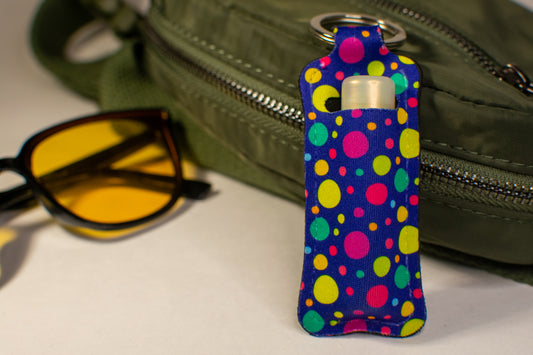 Dots Lip Balm Keychain