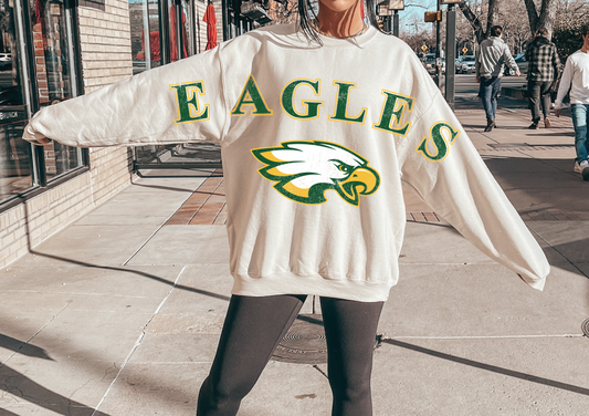Saydel Eagles Vintage Full Sleeve Sweatshirt