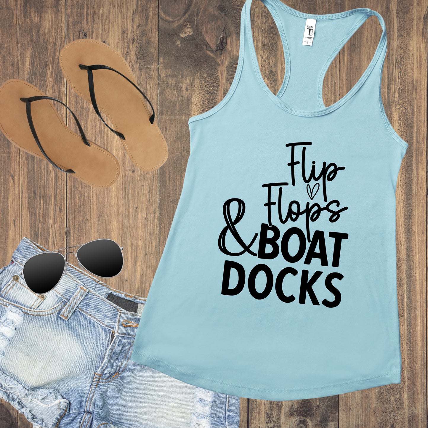 Flip Flops and Boat Docks Tank