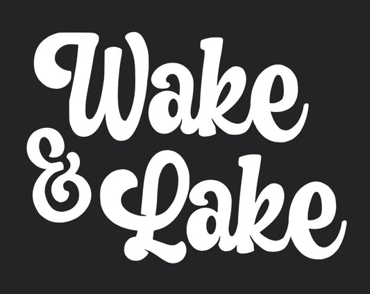 Wake and Lake Decal