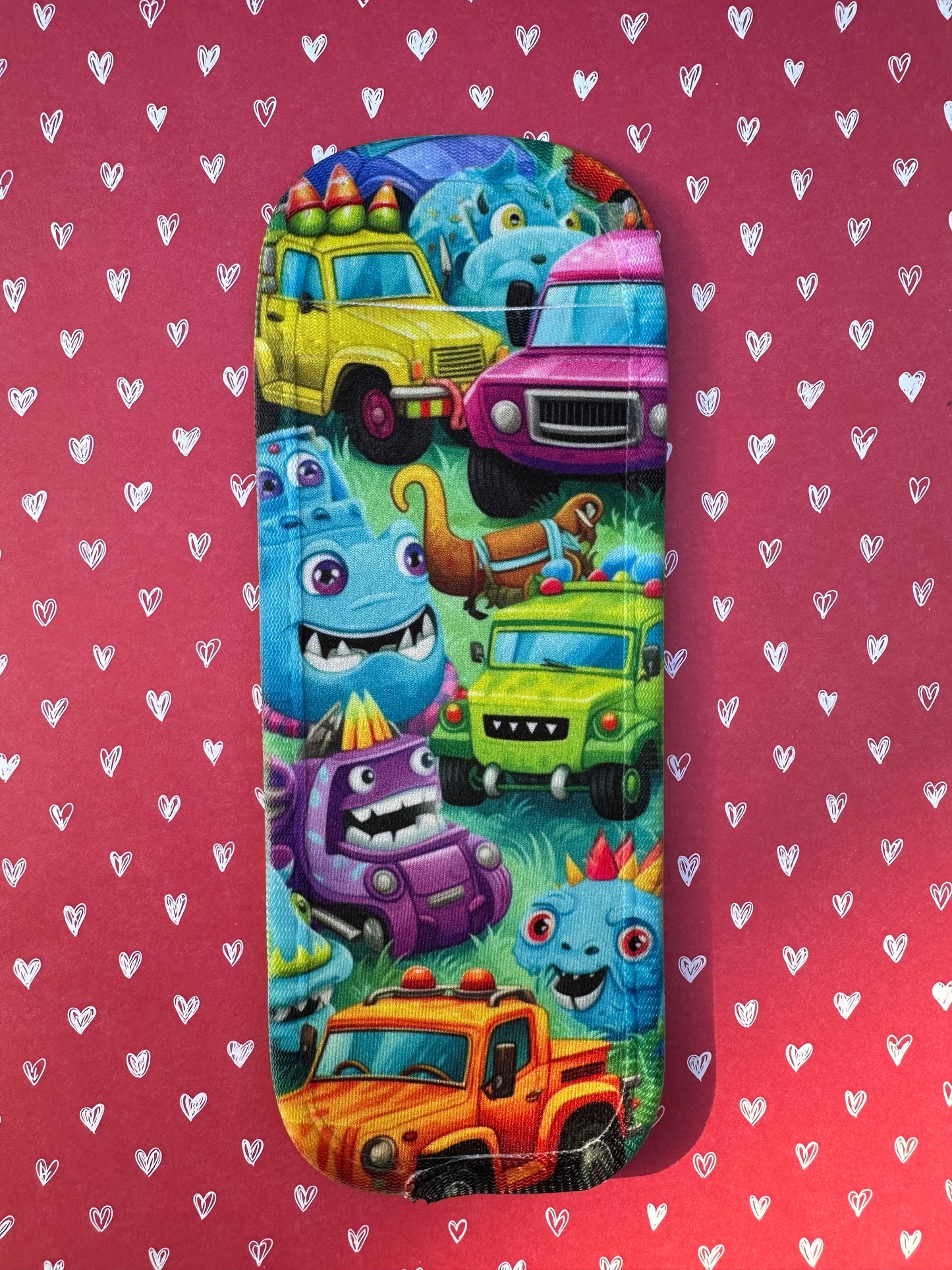 Monster Trucks Popsicle Koozie