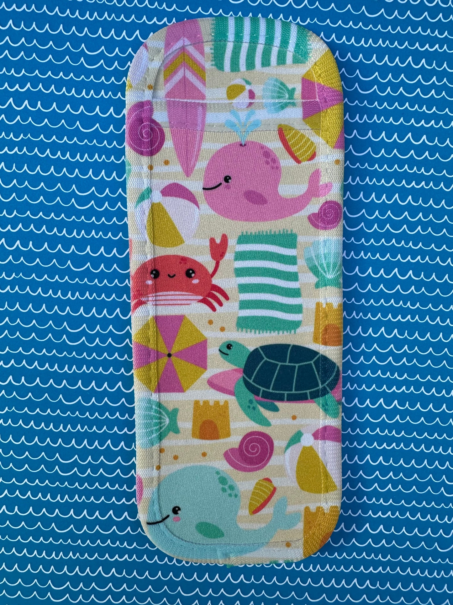 Whales and Turtles Popsicle Koozie