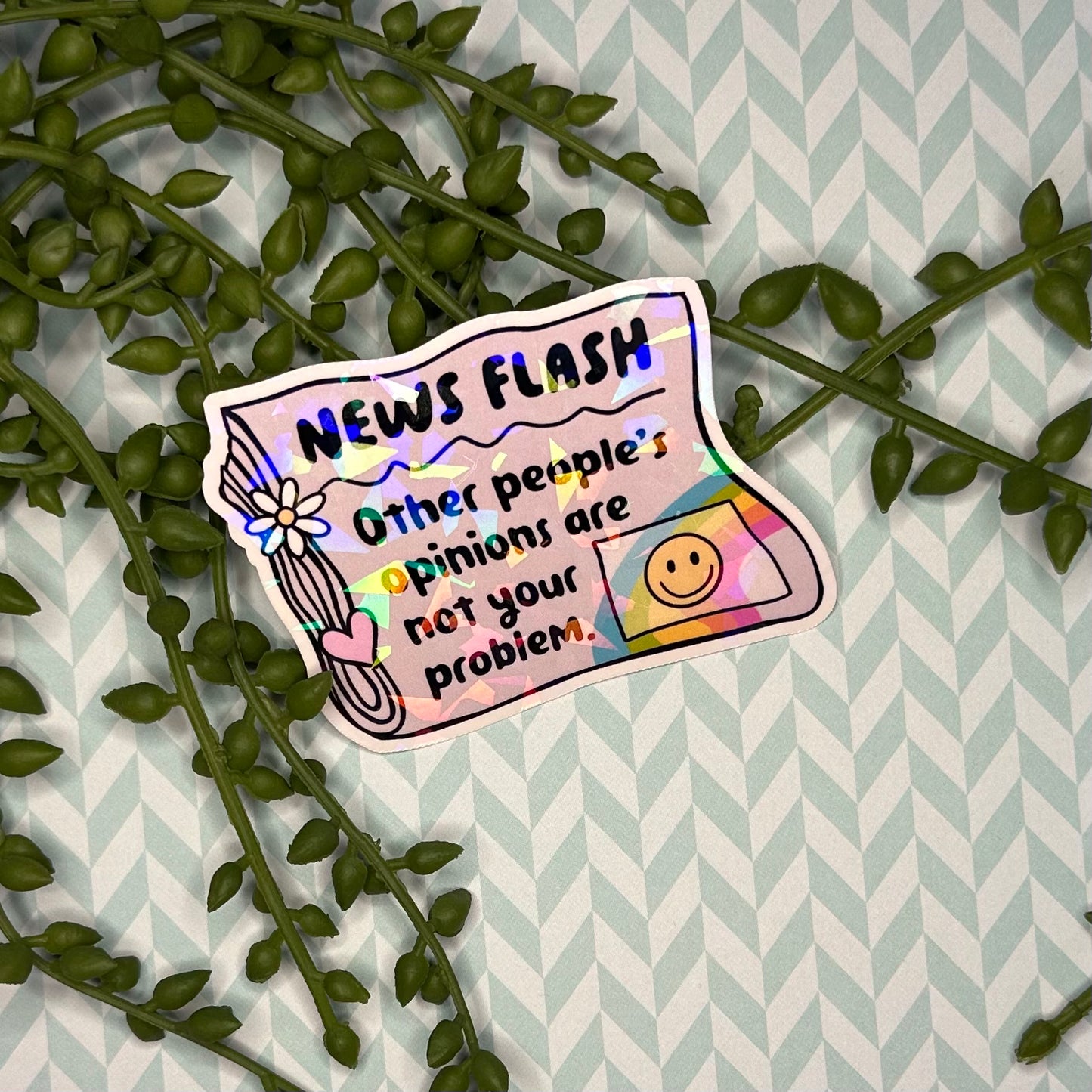 News Flash Sticker