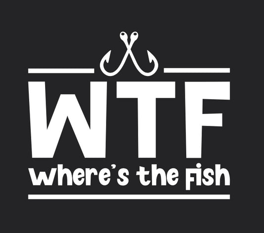 WTF: Where's the Fish Decal