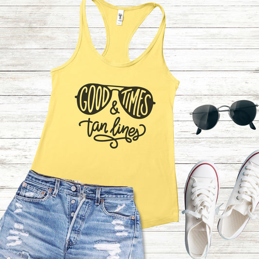 Good Times and Tan Lines Tank