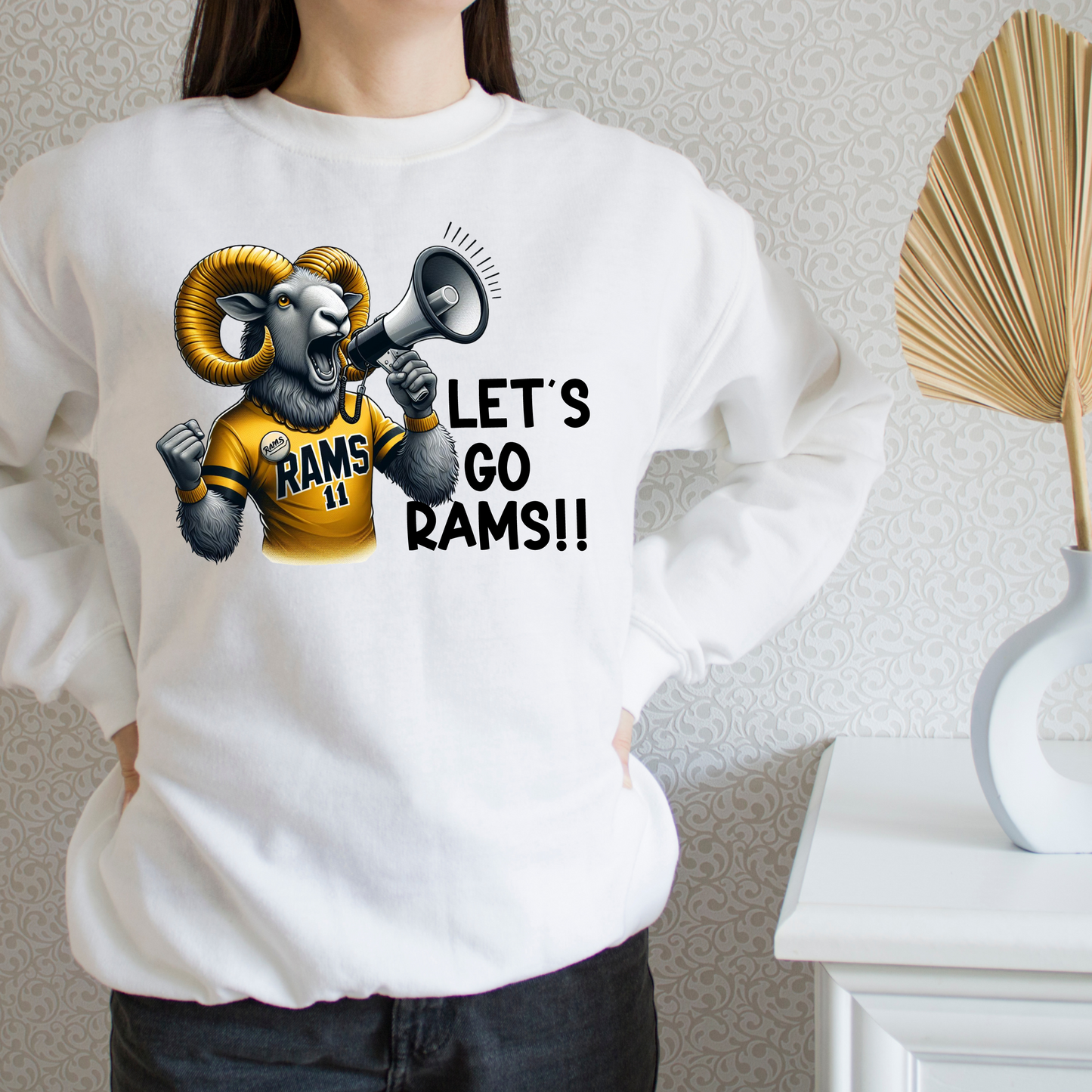 Let's Go Rams Sweatshirt