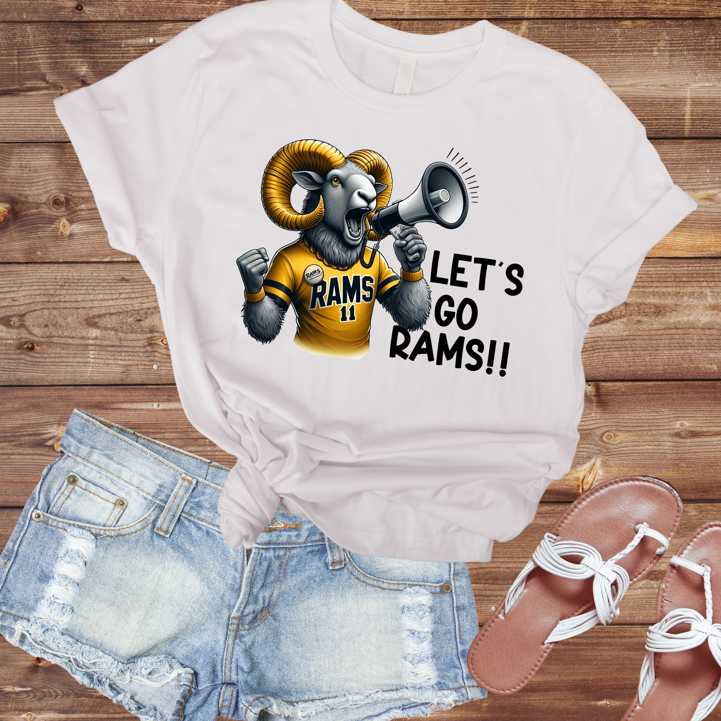 Let's Go Rams T-shirt