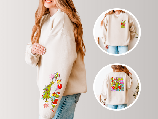 Grinch Stink Stank Stunk Sweatshirt