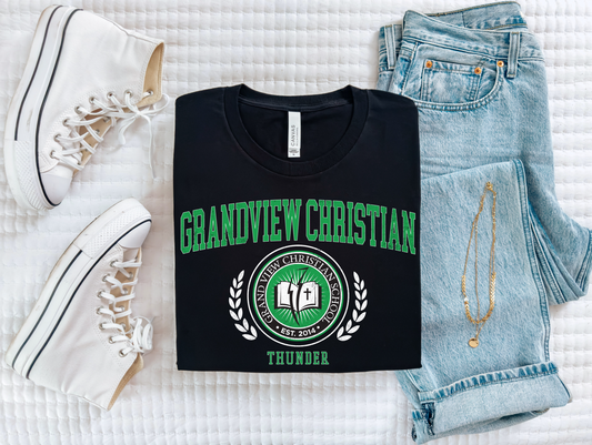 Grand View Christian Crest T-shirt
