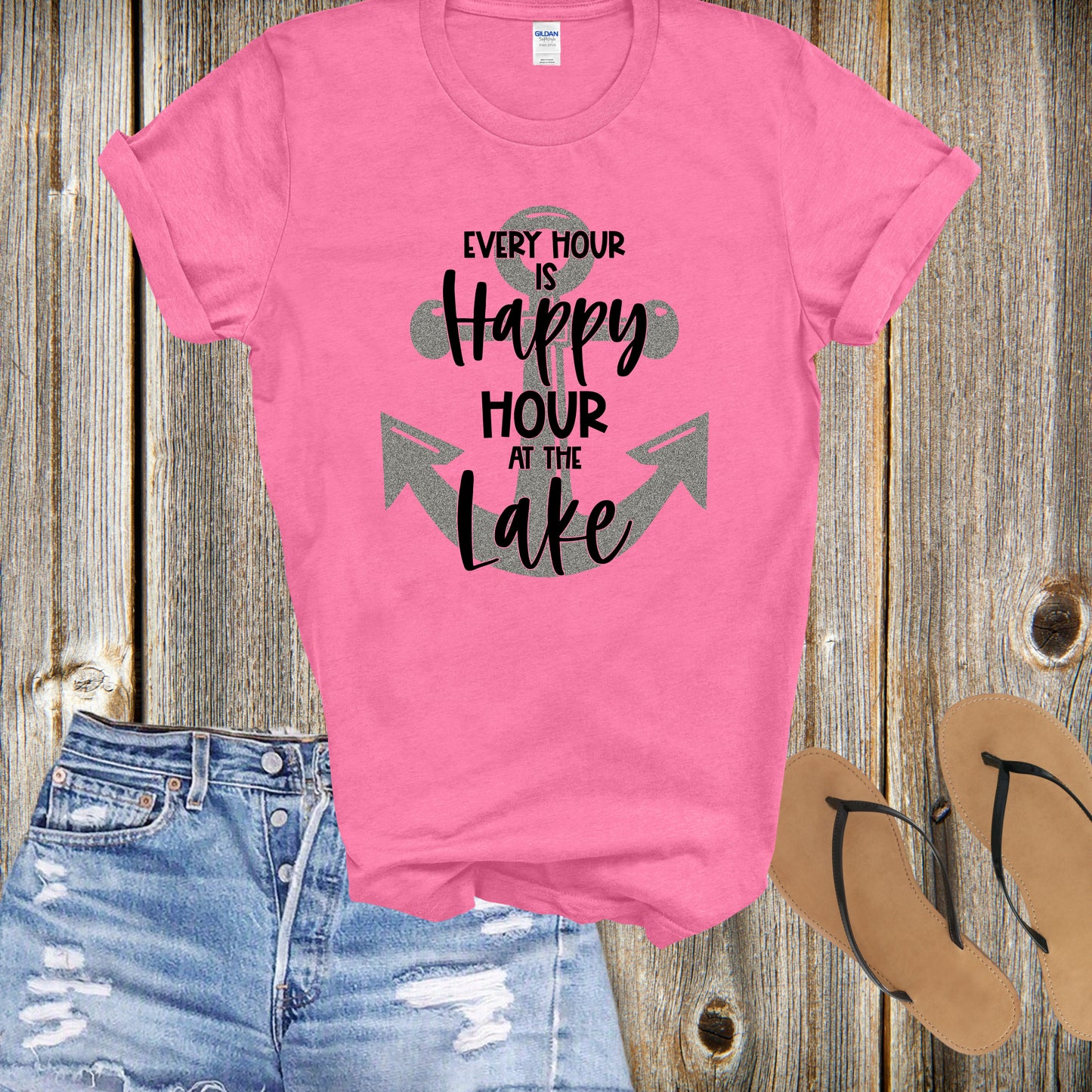 Every Hour is Happy Hour at the Lake T-shirt