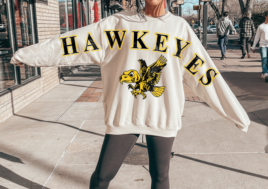 Iowa Hawkeyes Vintage Full Sleeve Sweatshirt