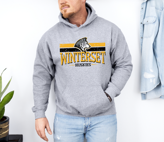Winterset Huskies Linear Sweatshirt